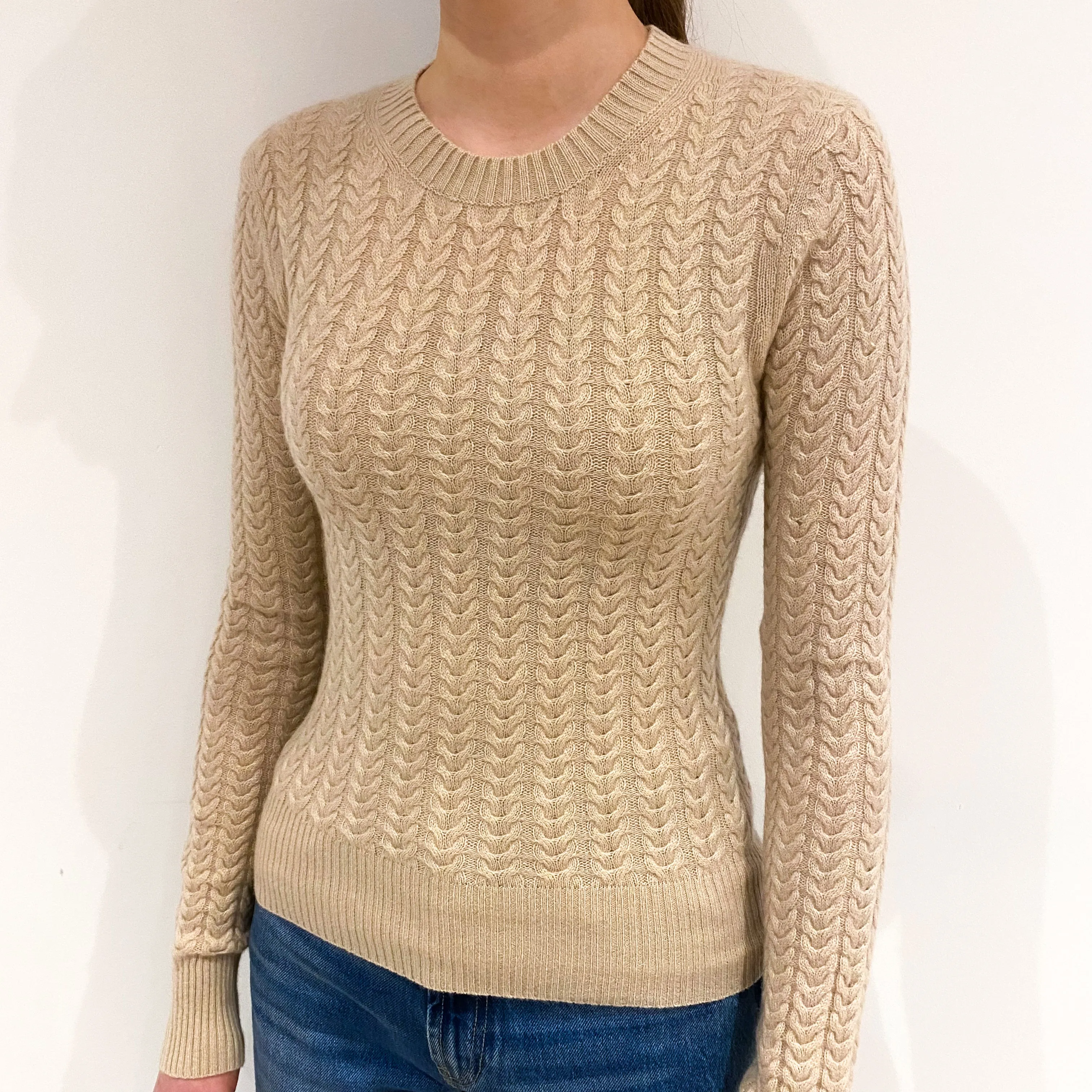 Sand Crew Neck Jumper Extra Small