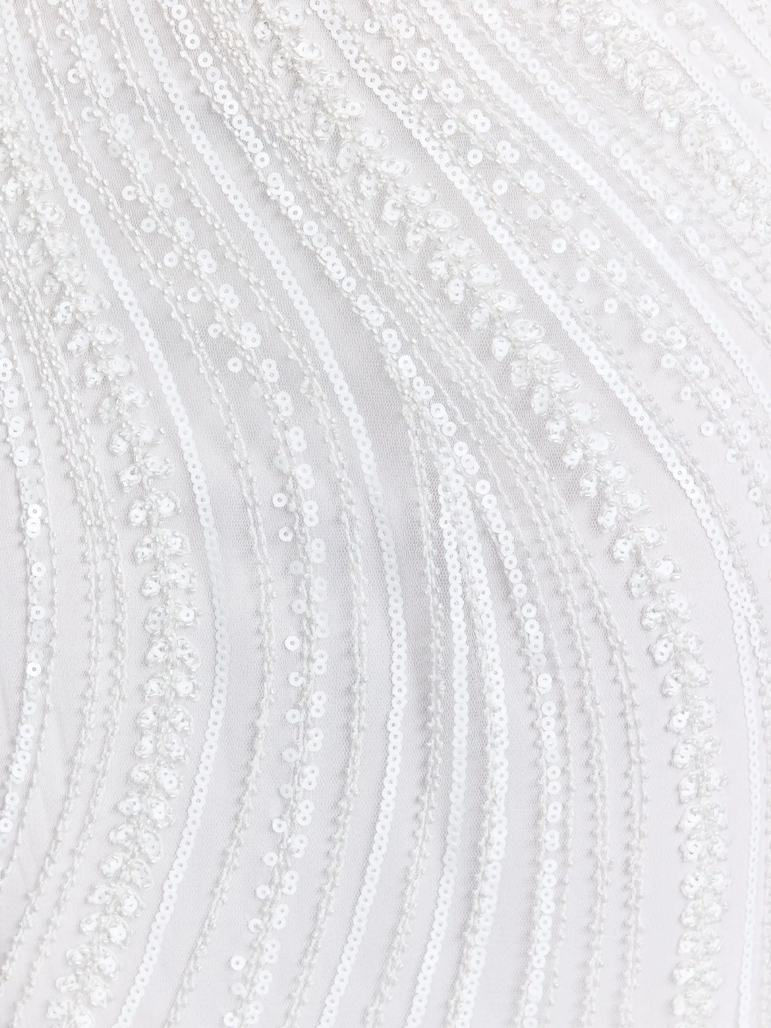 Sleeveless Sequin Tulle Evening Gown - Minuet