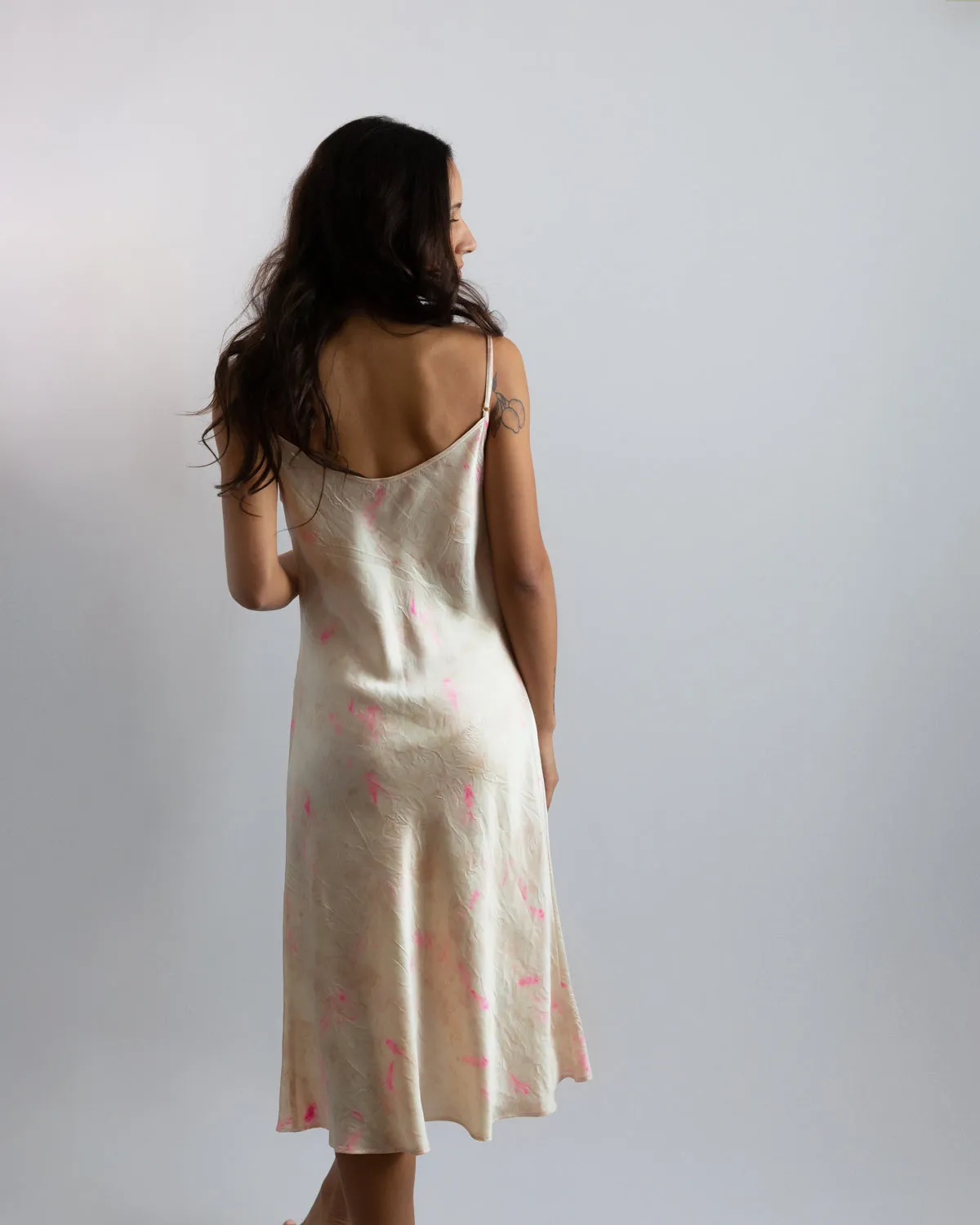 Slip Dress - Pink Daisy