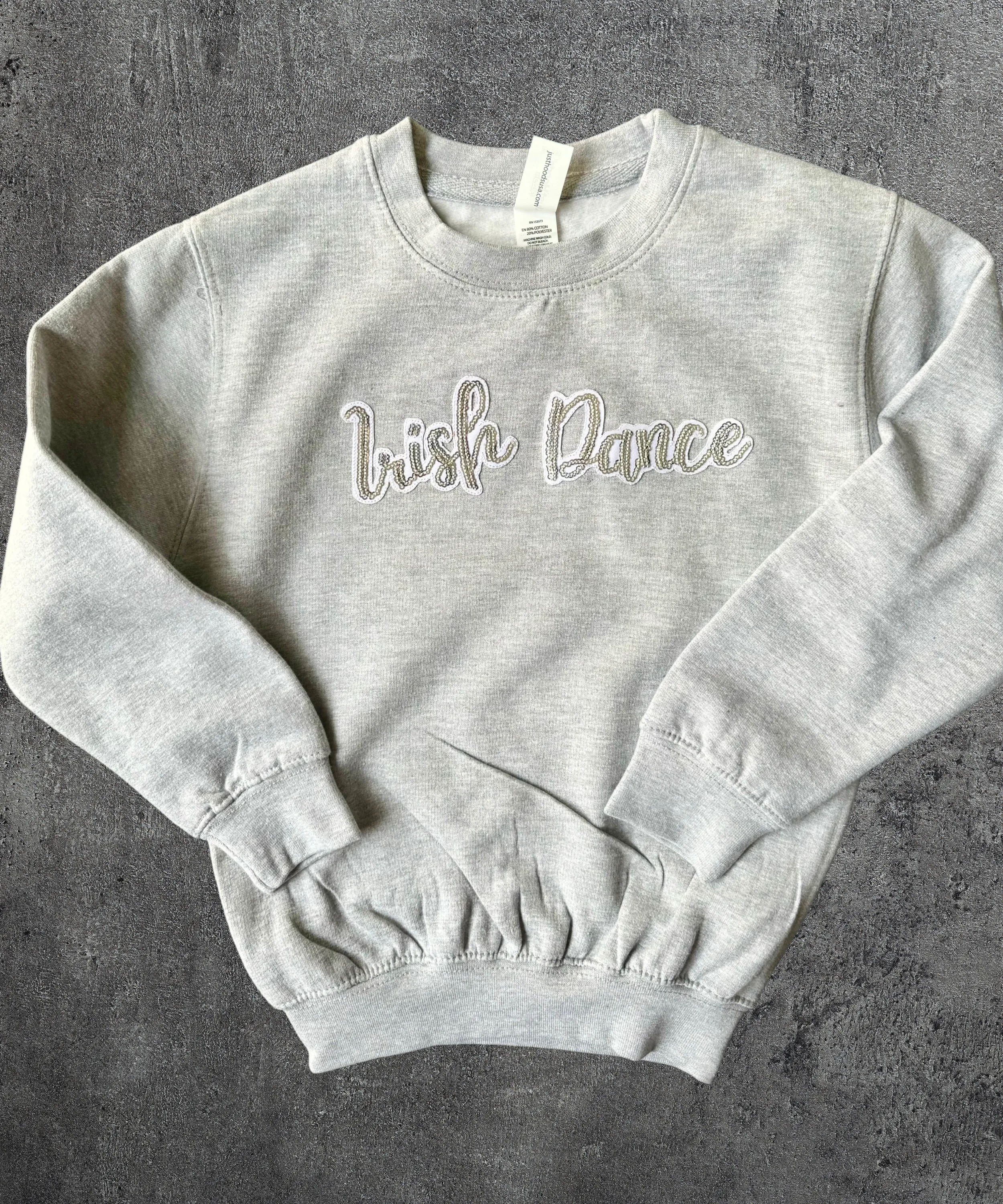 Sparkle & Shine Style: Youth & Adult Irish Dance Sequin Sweatshirts