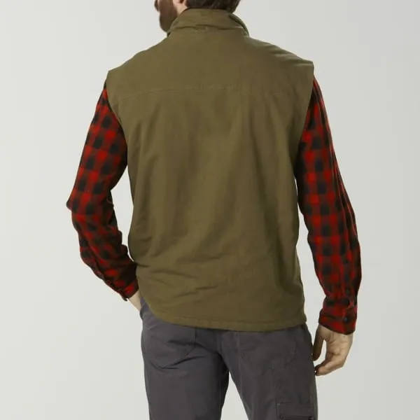 Surplus Men's Fleece-Lined Canvas Vest