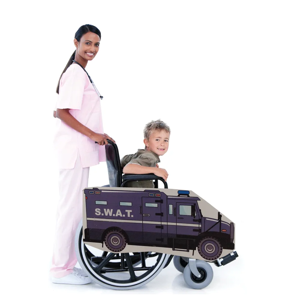 SWAT Truck Wheelchair Costume Child's