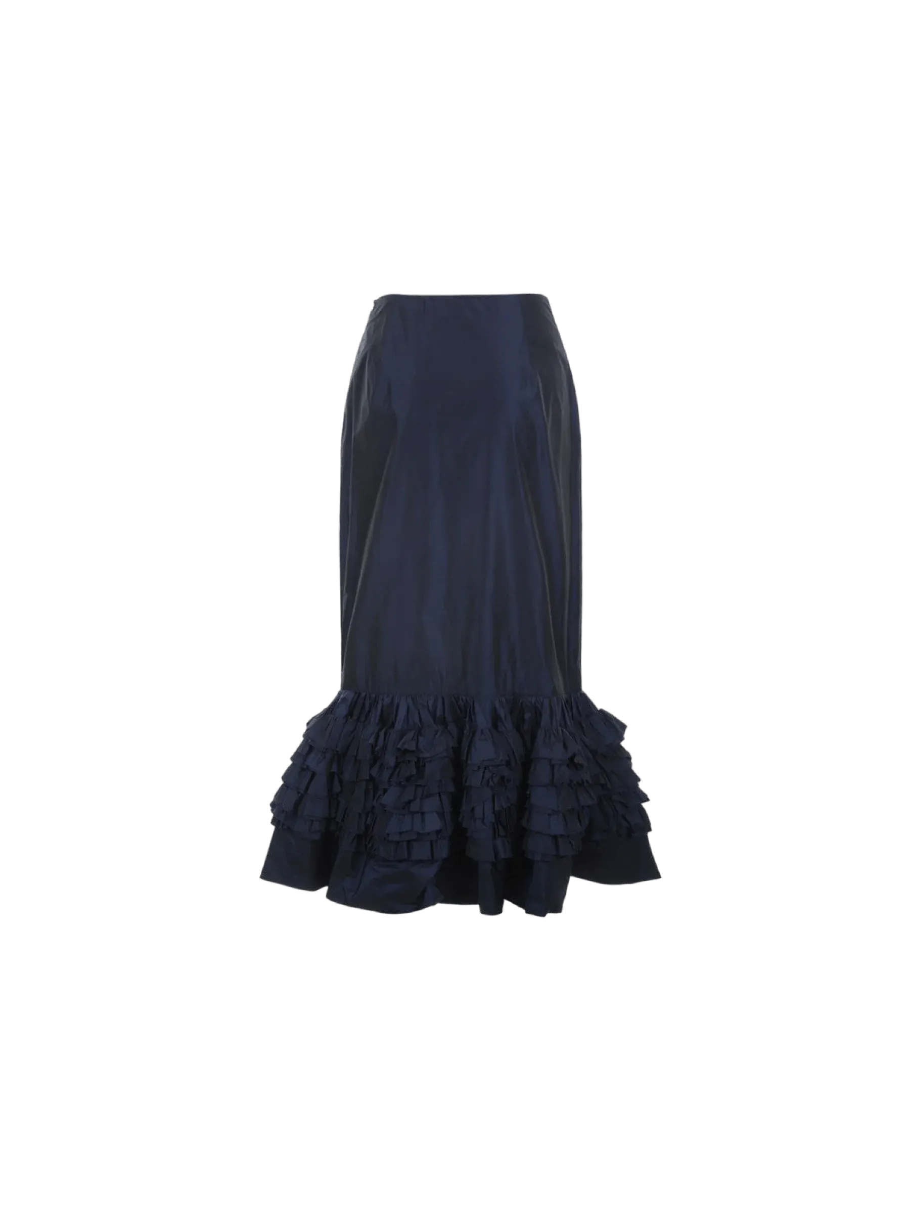 Taffeta Midi Skirt