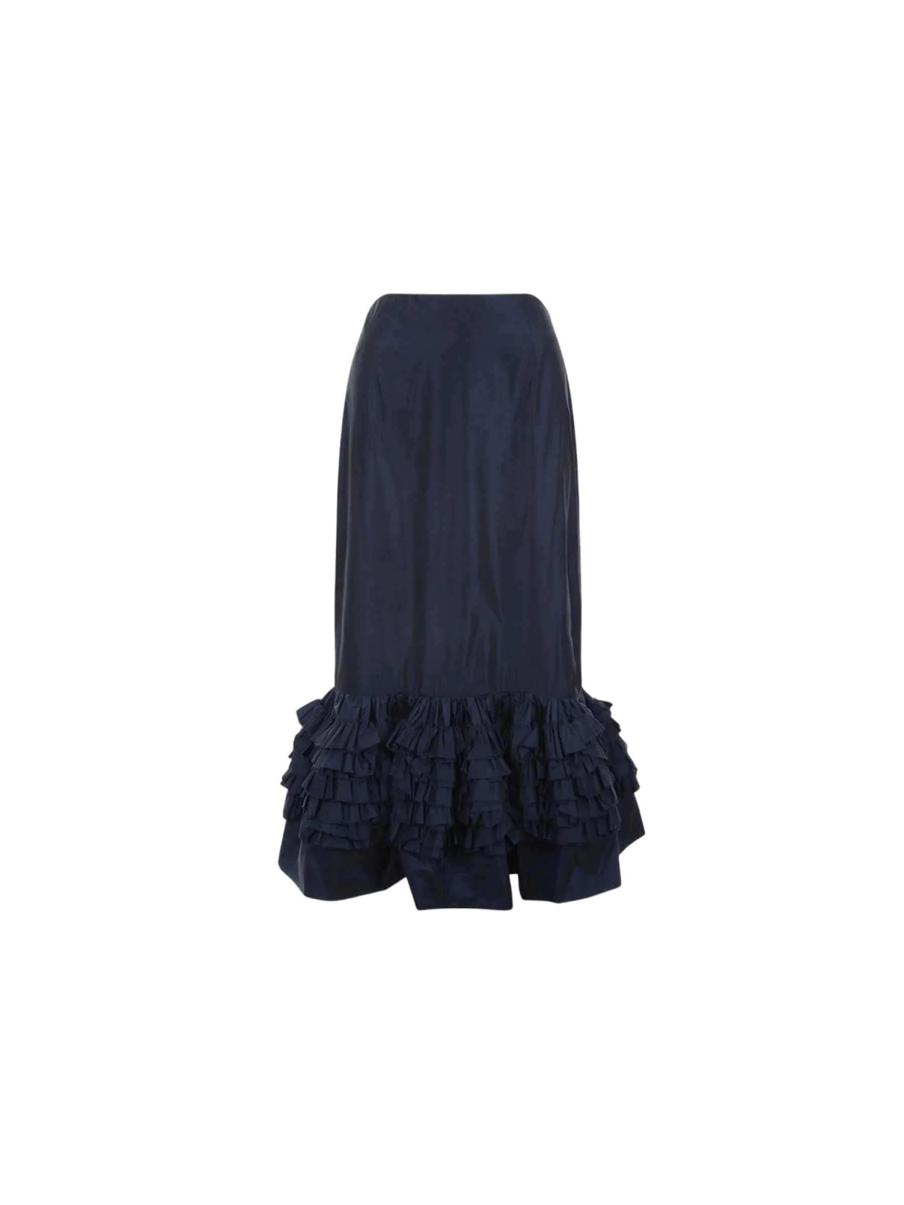 Taffeta Midi Skirt