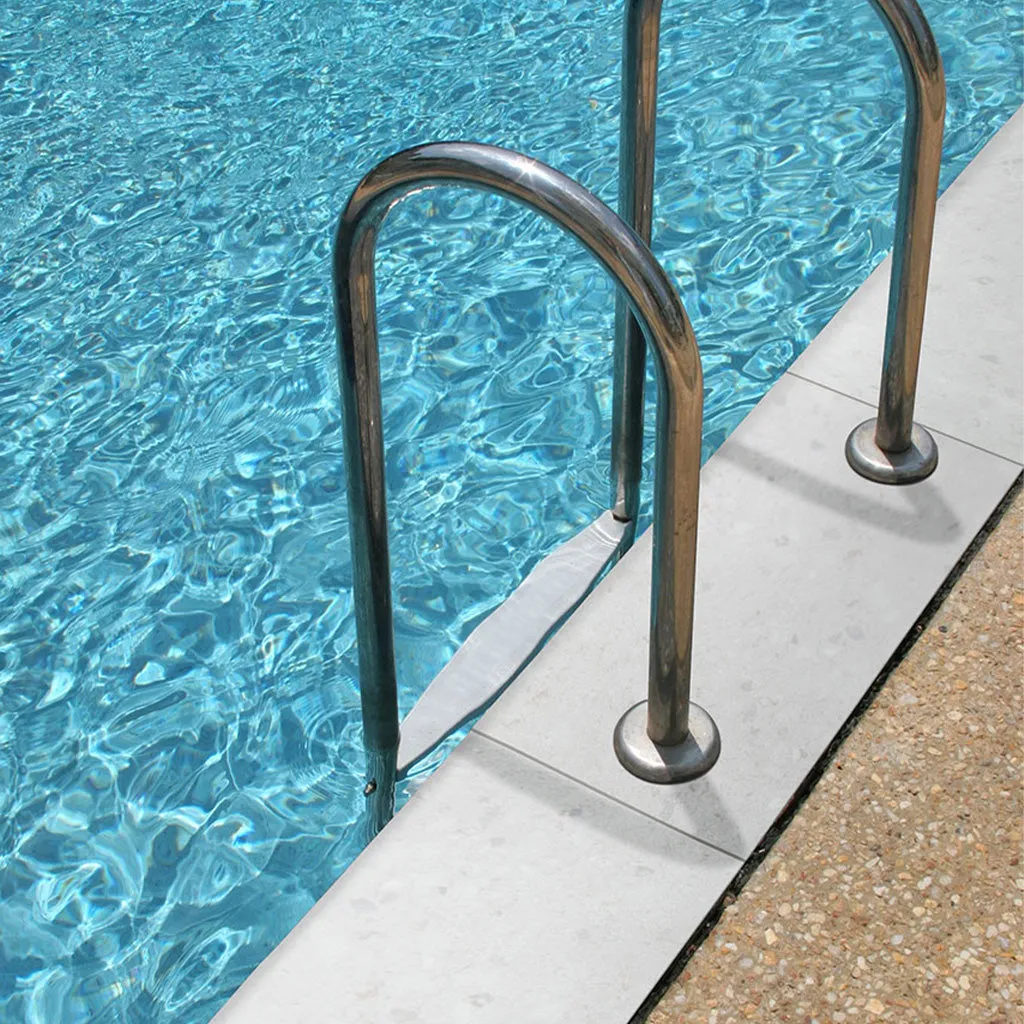 Terrazo Glacier, 13" x 24" - 2CM Porcelain Pool Coping