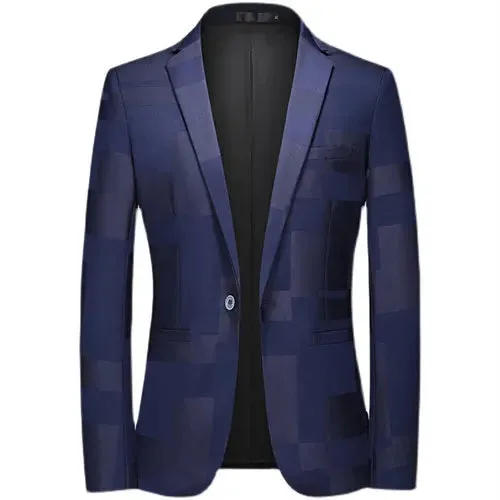 The Frontman’s Armor – Men’s Slim Fit Rockstar Blazer | High-Voltage Stagewear
