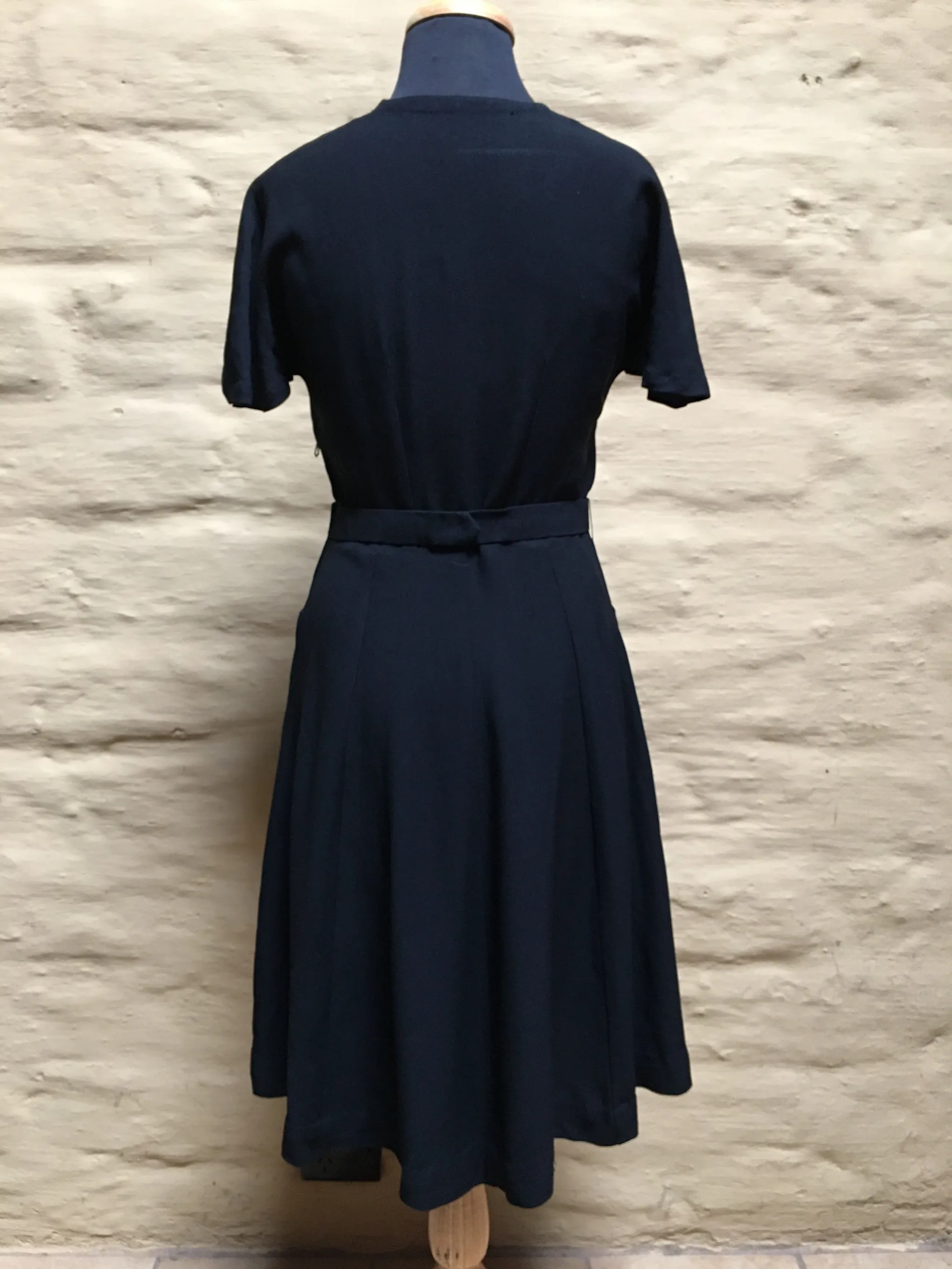 Vintage 40s Dress #C049  FREE AUS POSTAGE
