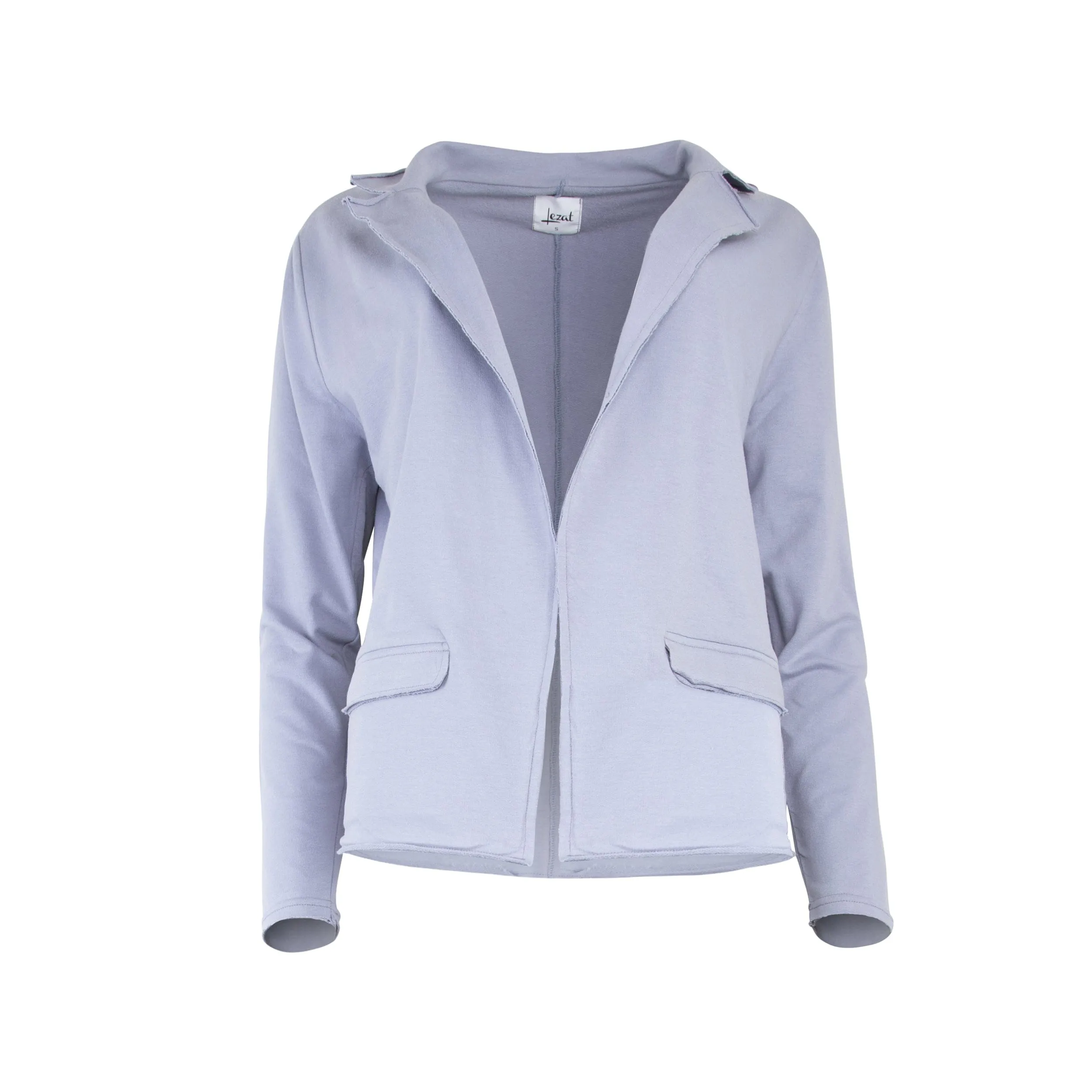 Well Suited Cotton Blazer - Cement