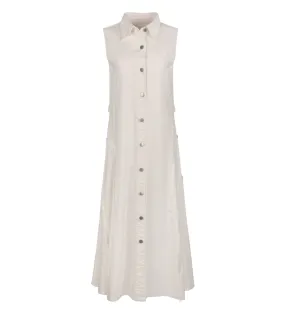 WHITE BUTTON JUMPER