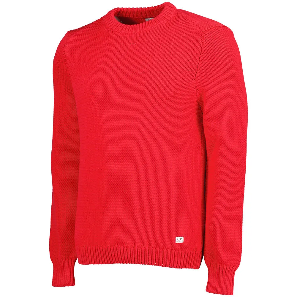Winter Cotton Logo Patch Knit