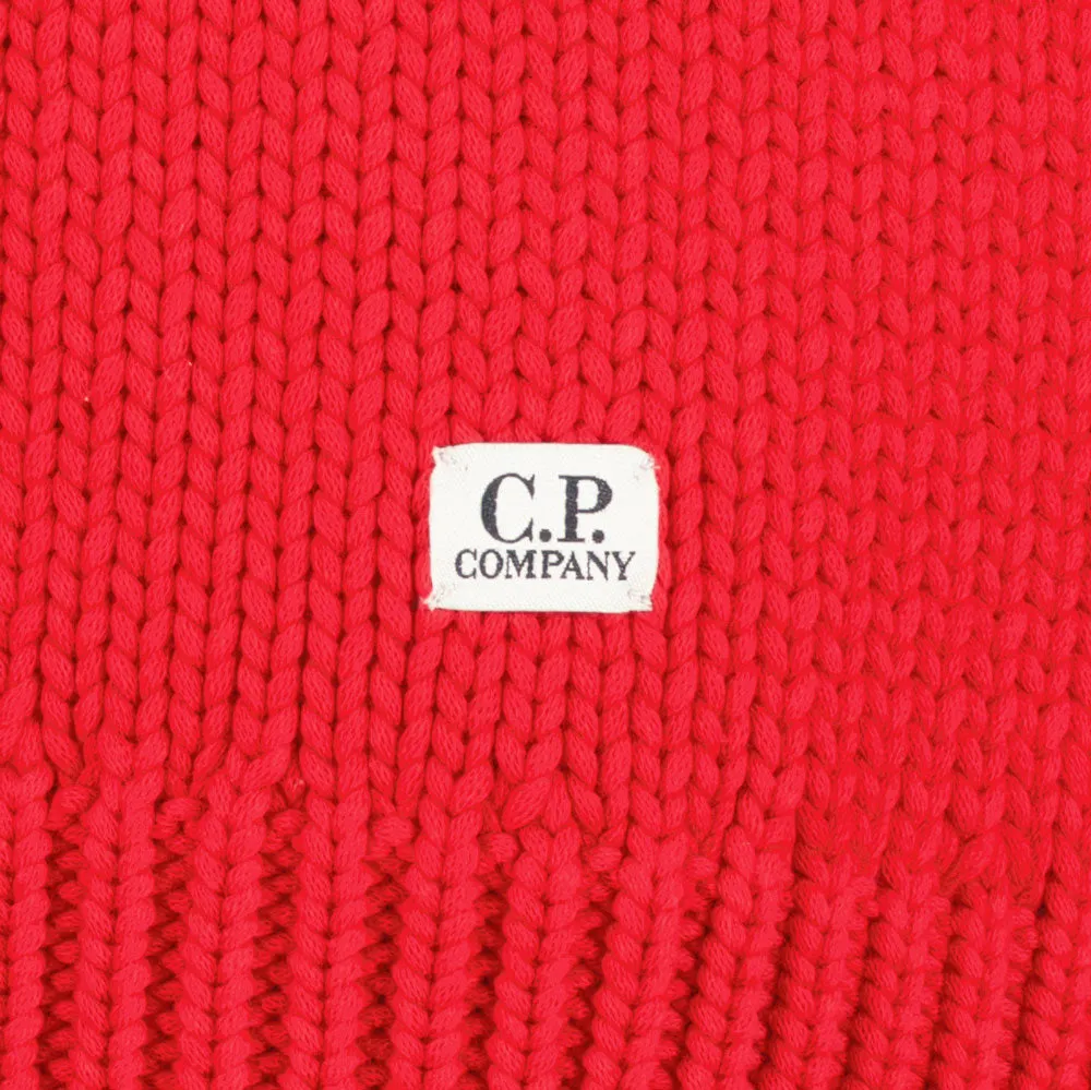 Winter Cotton Logo Patch Knit
