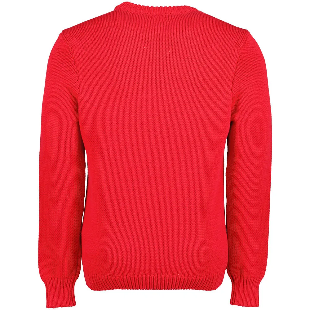 Winter Cotton Logo Patch Knit