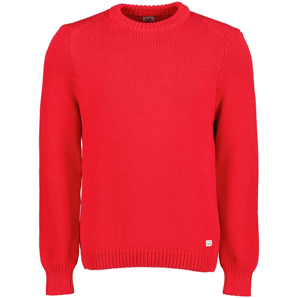 Winter Cotton Logo Patch Knit