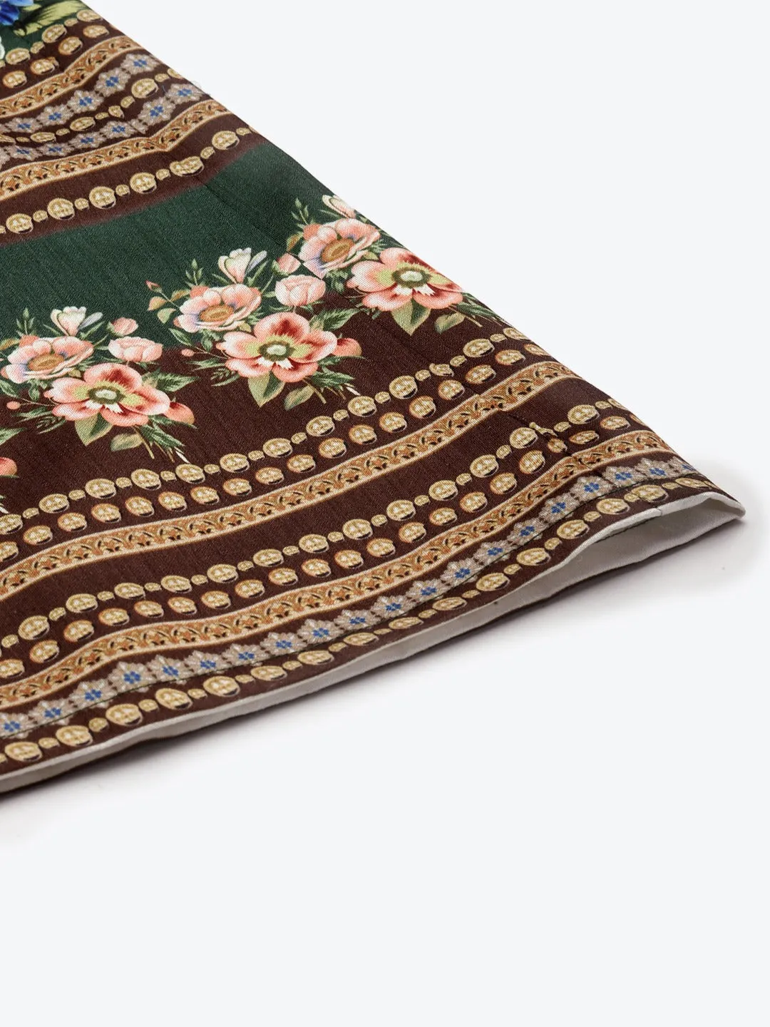 Women Green Floral Kali Palazzo Pants