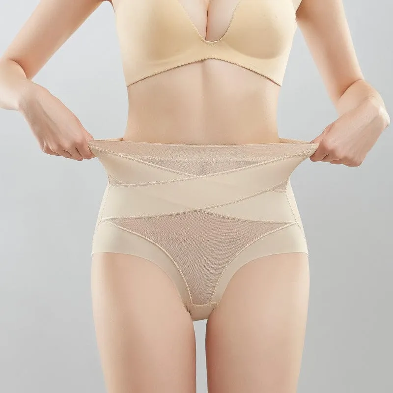 Women's Highwaist Belly Thin Breathable Postpartum Underwear