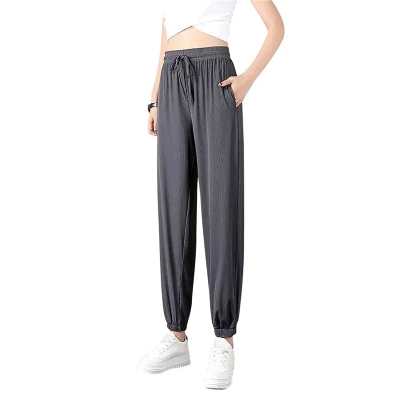 Women's Loose Wide Leg Bunched Feet Sweatpants
