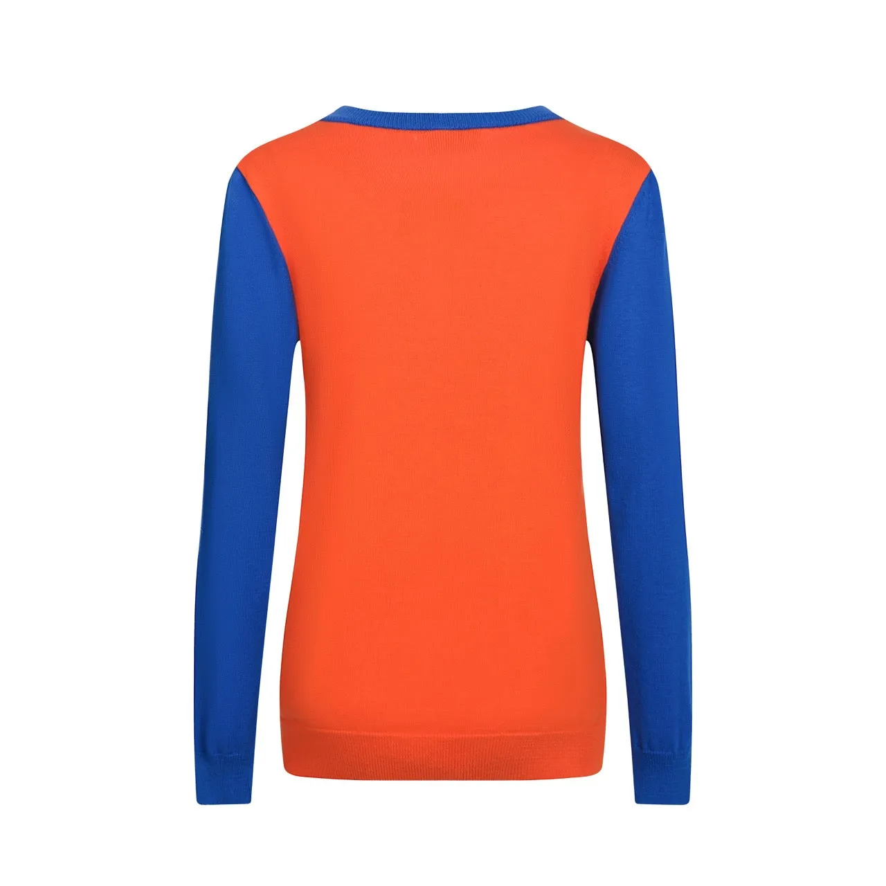 Women's orange vintage cat knitwear