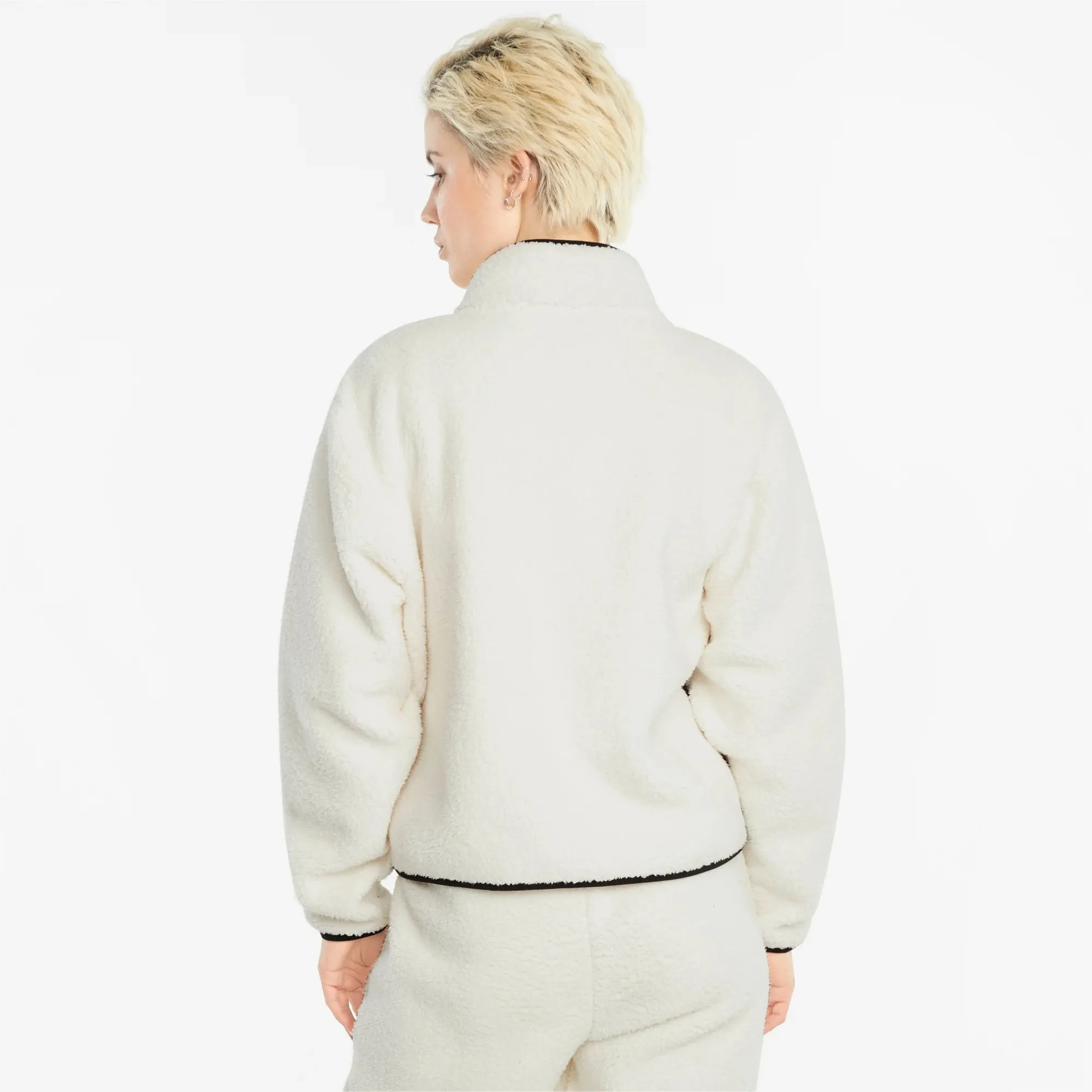 Women's PUMA CLSX Sherpa Track Jacket