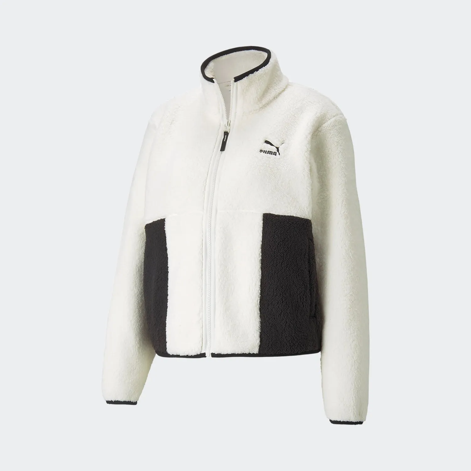 Women's PUMA CLSX Sherpa Track Jacket