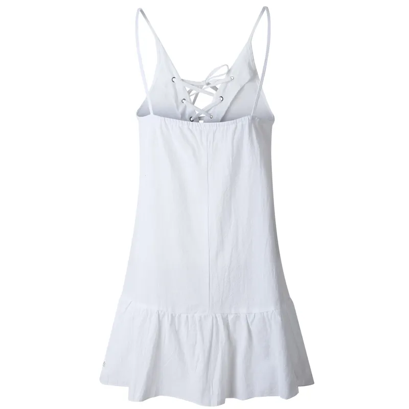 Women's Summer Casual V-Neck Sleeveless Beach Dress