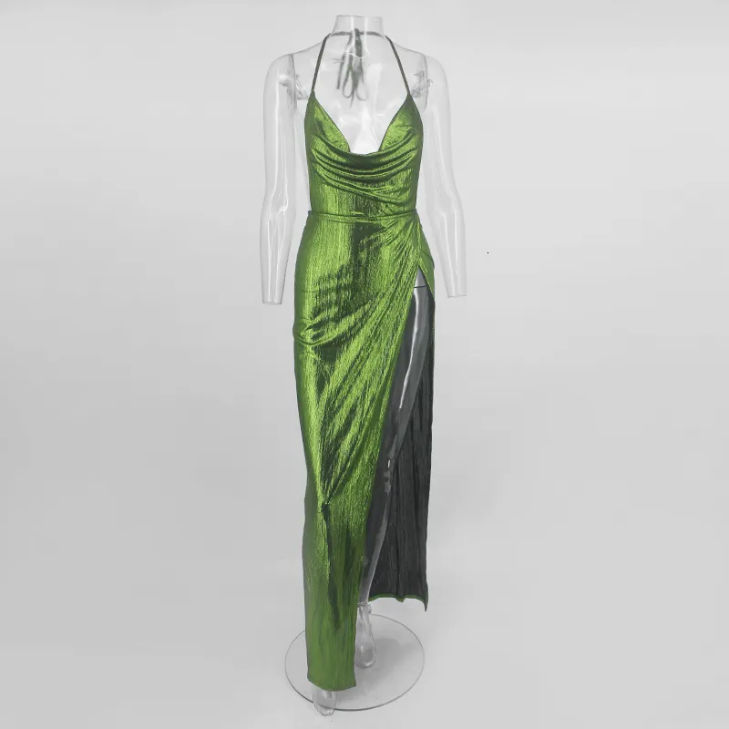 Women's Summer V-Neck Sheath Sleeveless Long Dress