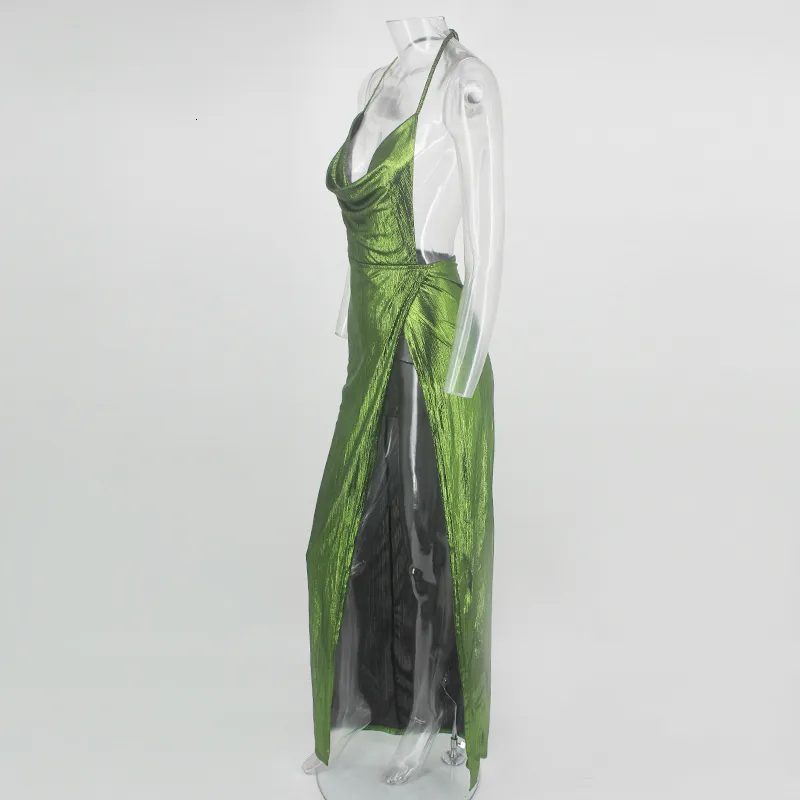 Women's Summer V-Neck Sheath Sleeveless Long Dress