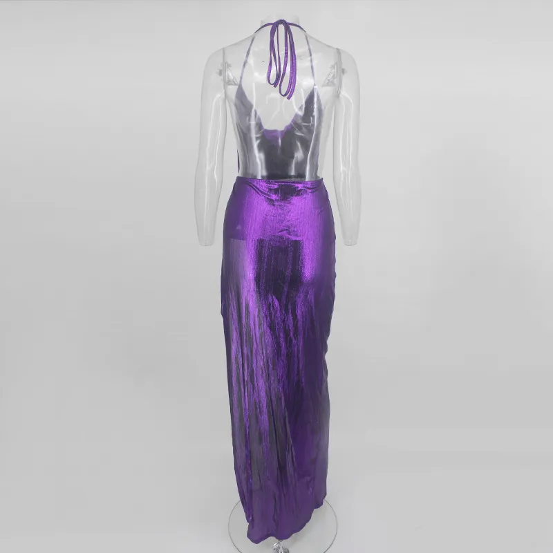 Women's Summer V-Neck Sheath Sleeveless Long Dress