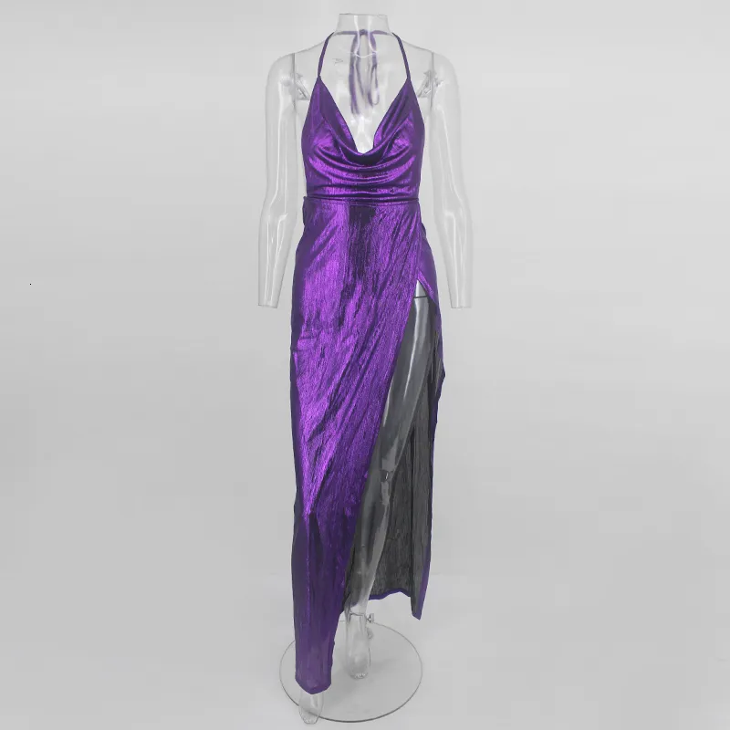 Women's Summer V-Neck Sheath Sleeveless Long Dress