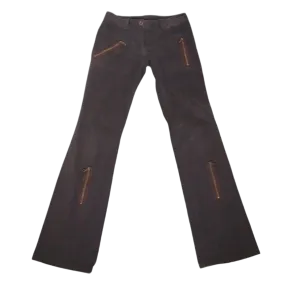 Y2K Charcoal Low Rise Cargo Pants (XS/S)