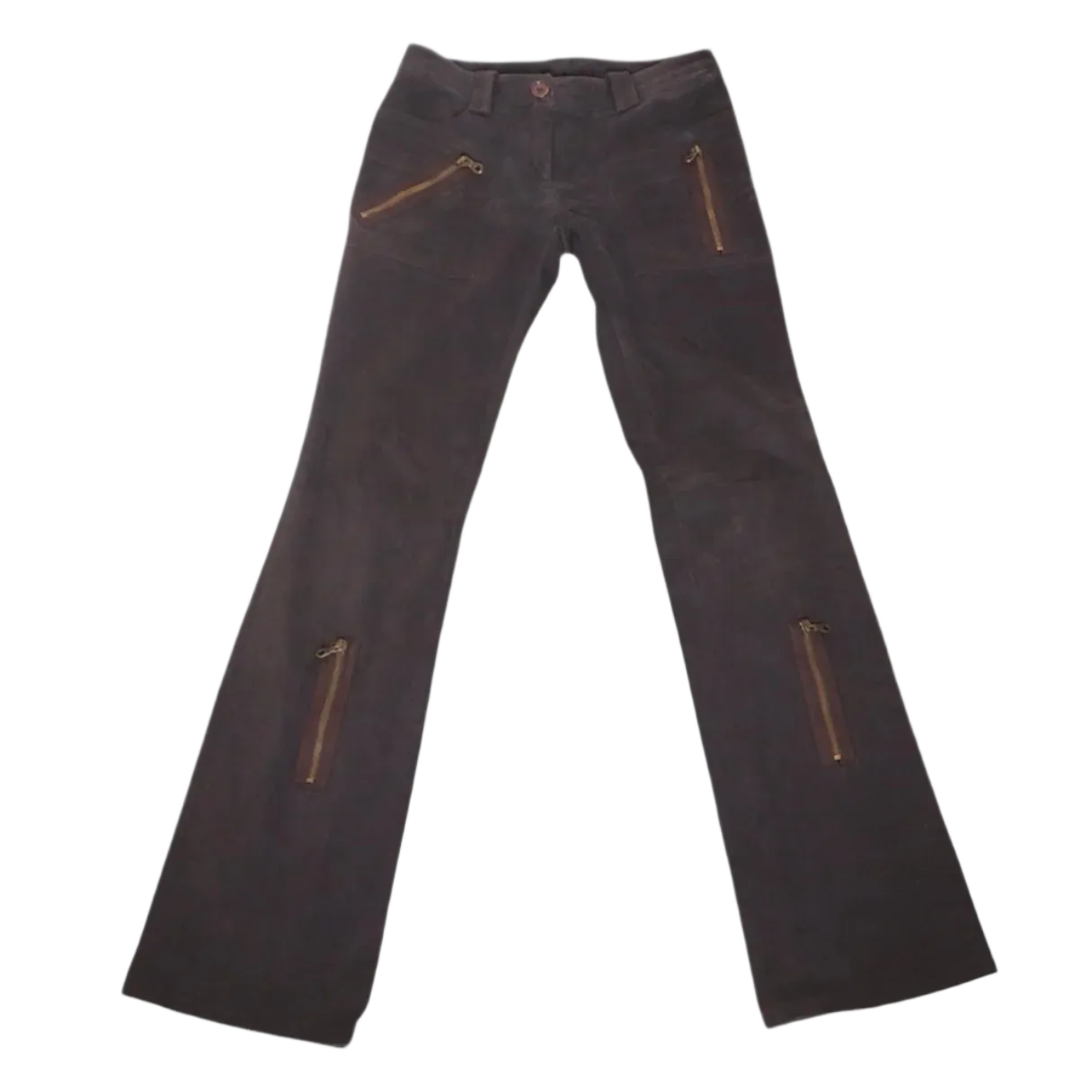 Y2K Charcoal Low Rise Cargo Pants (XS/S)