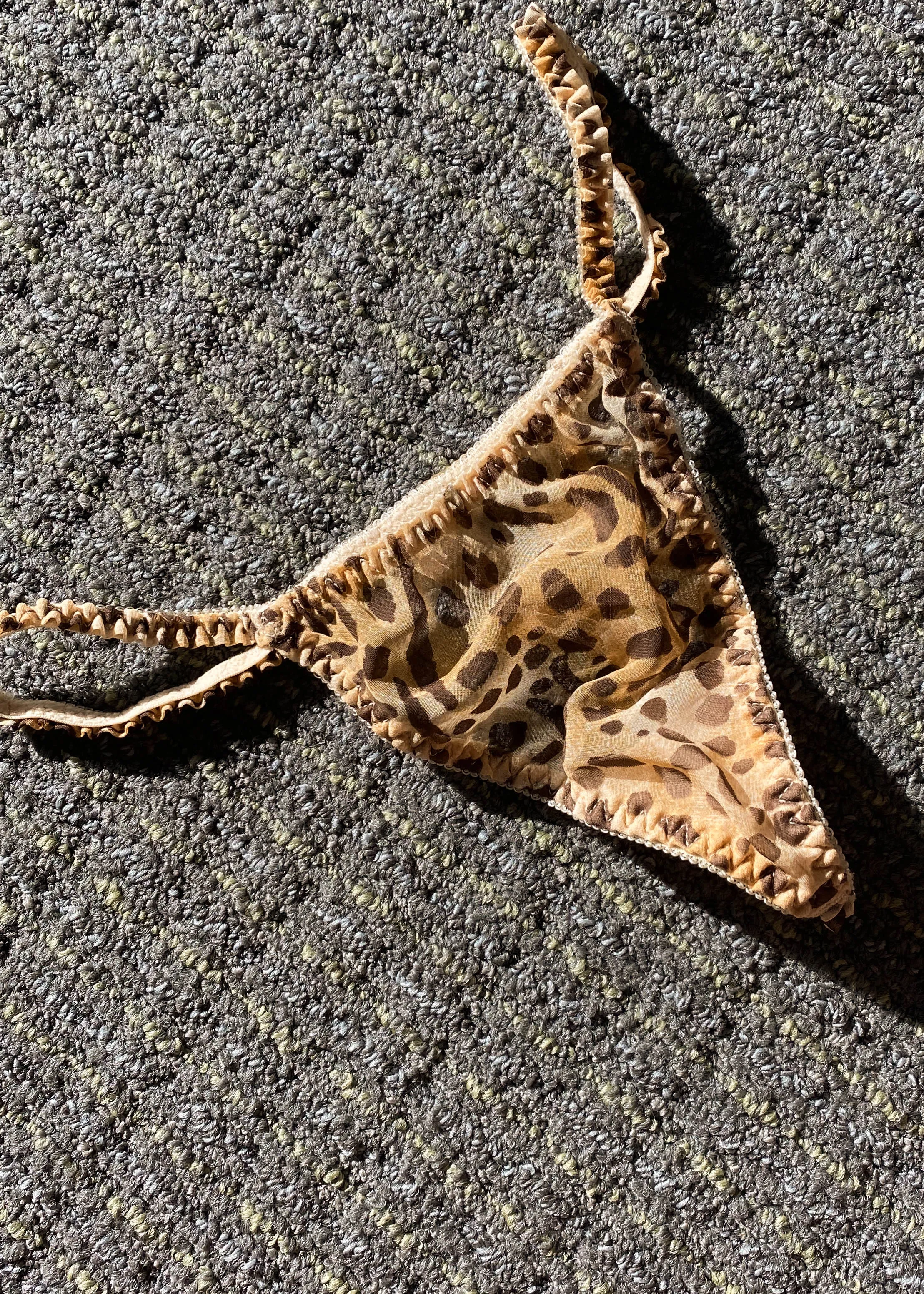 Y2k Leopard Slip Set (S)
