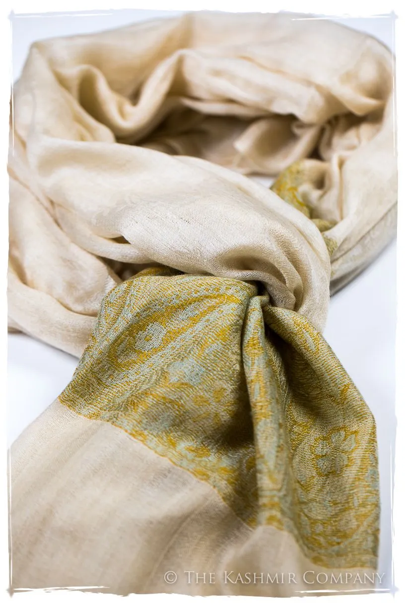 Zineb Paisley Frontière Pashmina Cashmere Scarf