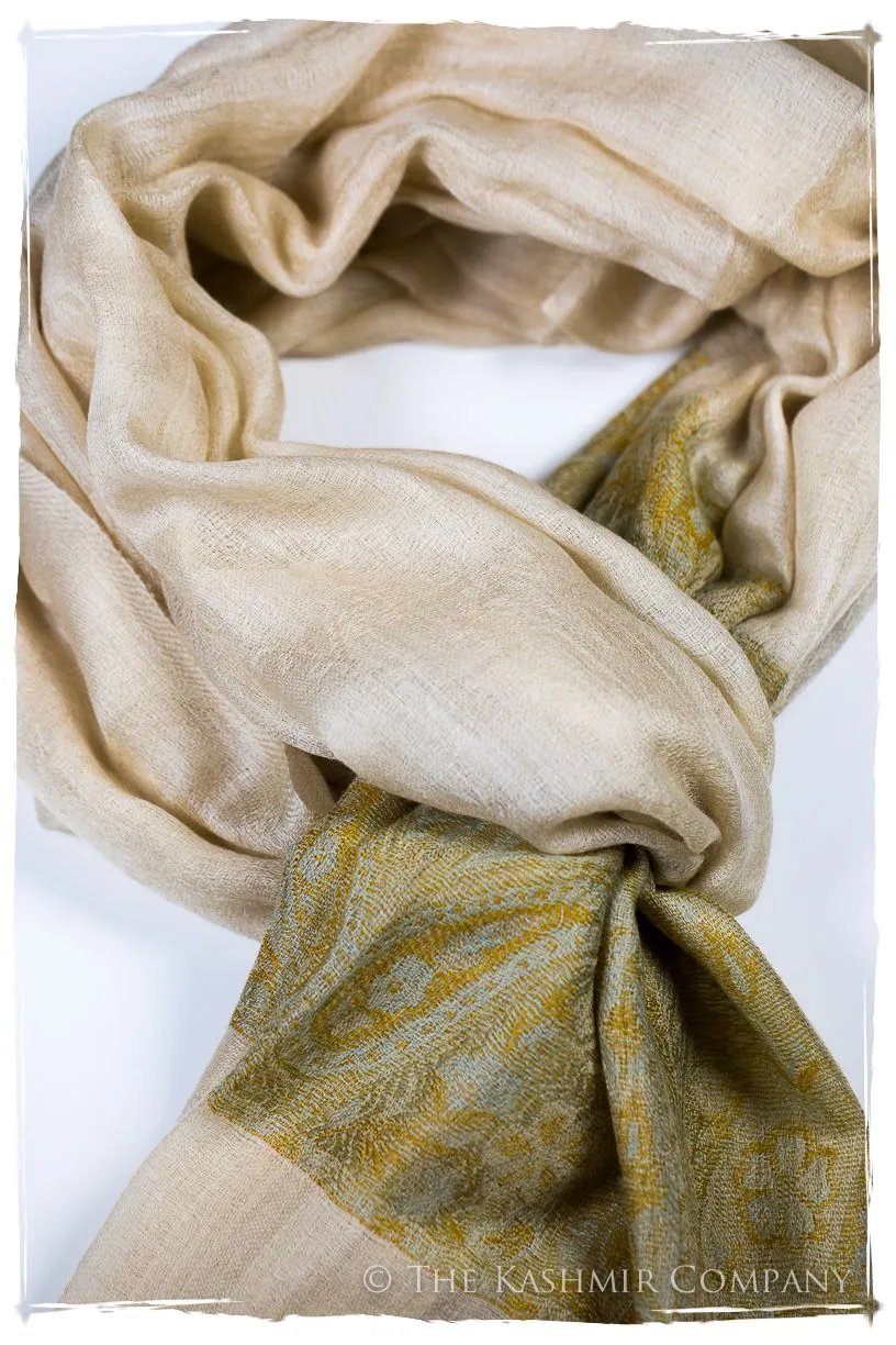 Zineb Paisley Frontière Pashmina Cashmere Scarf