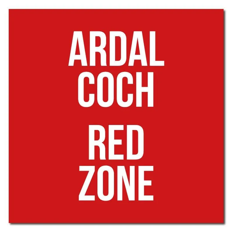 Zone Colours, Bilingual Welsh Outdoor/Heavy Duty Usage Floor Sticker, 60cm X 60cm