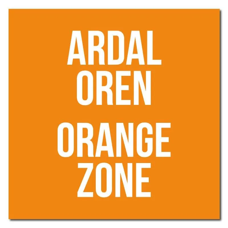 Zone Colours, Bilingual Welsh Outdoor/Heavy Duty Usage Floor Sticker, 60cm X 60cm