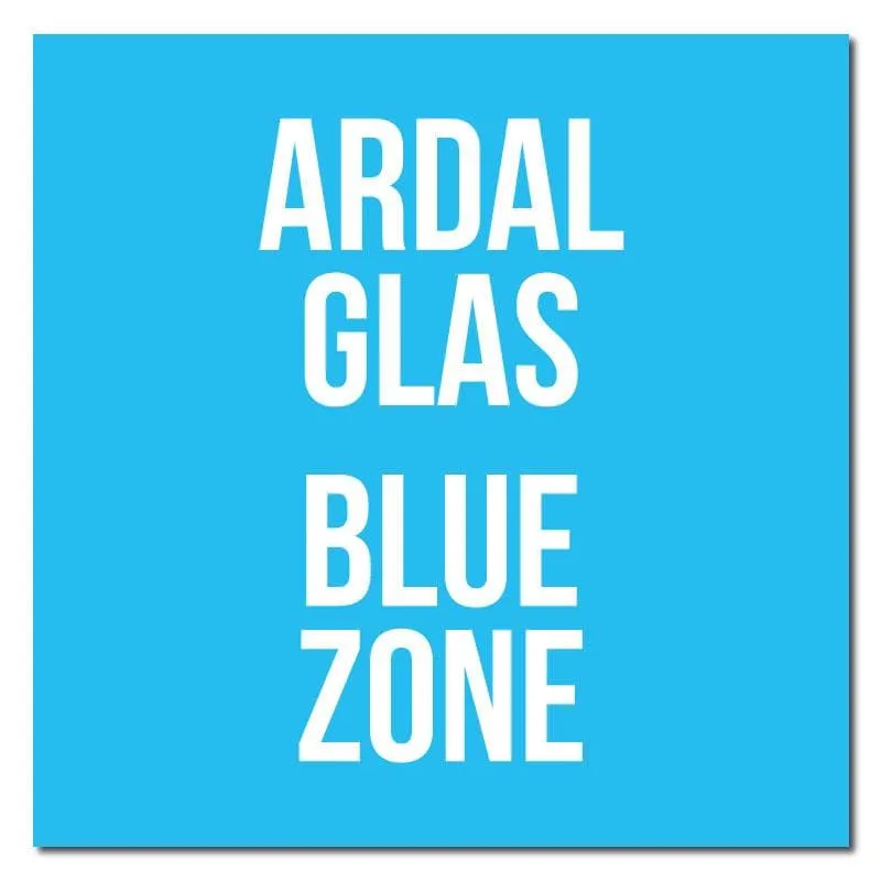 Zone Colours, Bilingual Welsh Outdoor/Heavy Duty Usage Floor Sticker, 60cm X 60cm